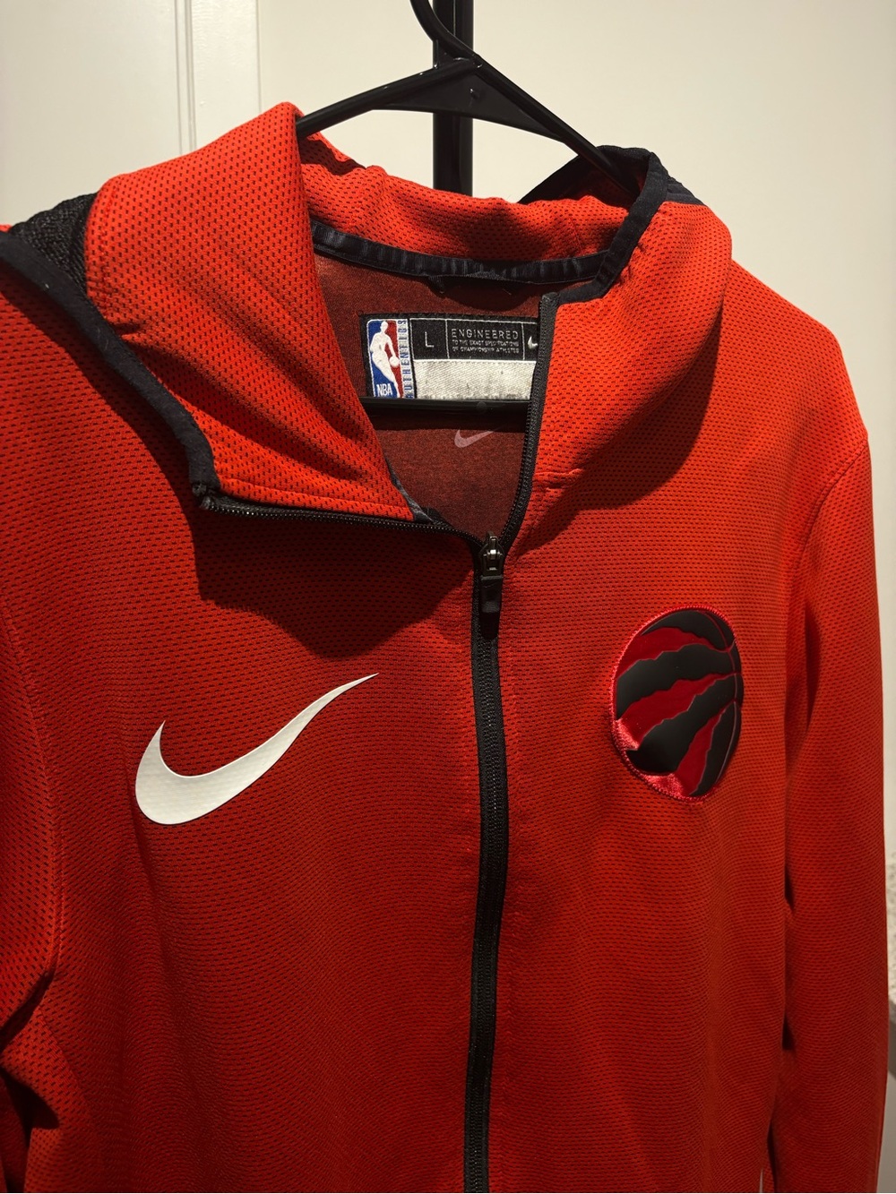 Nike Red Toronto Raptors Full-Zip Performance Jacket - Picture 4 of 8